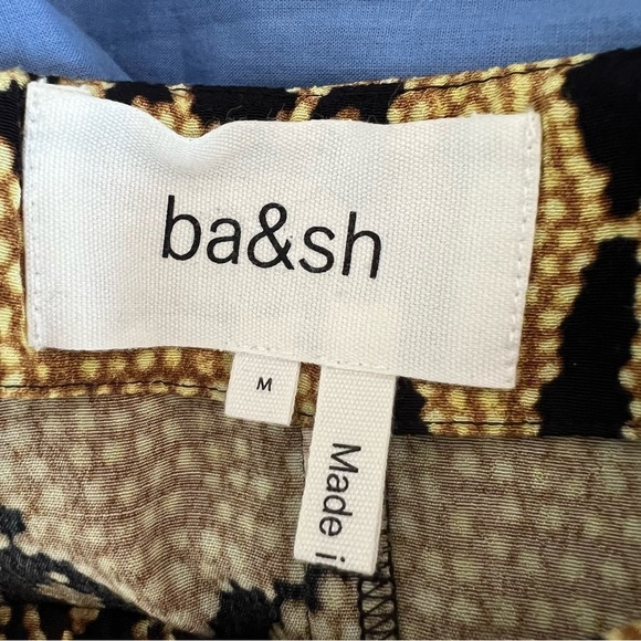 ba&sh Carry Midi Skirt Animal Print Ocher - Picture 3 of 7
